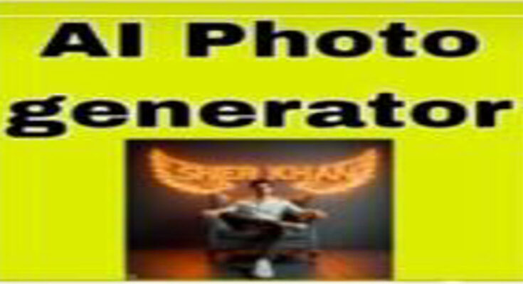 AI photo creation process generating digital images using artificial intelligence tools