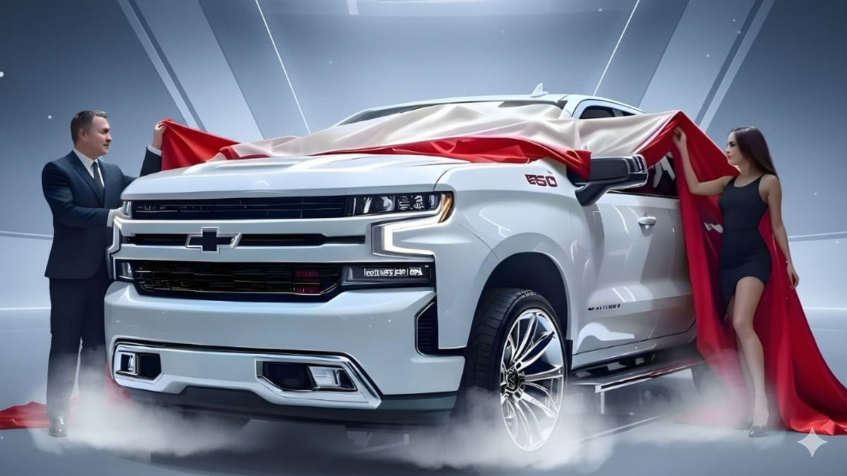 2026 Chevrolet Silverado 1500 pickup truck with updated exterior design