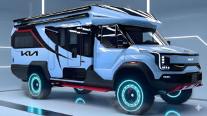 2026 Kia camper van concept exterior design preview