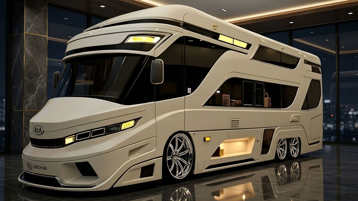 2026 Kia Camper Van Revealed - Smart Features, Luxurious Interior, Electric Powertrain